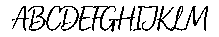 Bravina Font UPPERCASE
