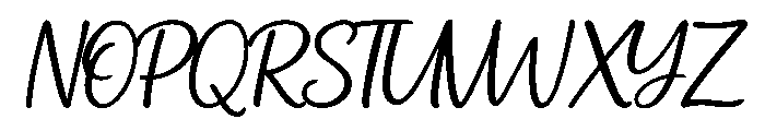 Bravina Font UPPERCASE