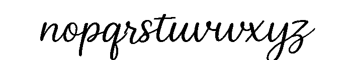 Bravina Font LOWERCASE