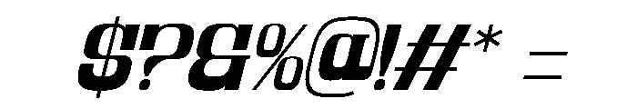 Bravo Amori Italic Font OTHER CHARS