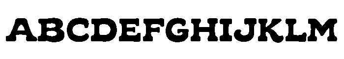 Bravokern Font UPPERCASE