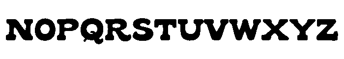 Bravokern Font UPPERCASE