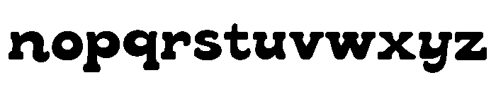 Bravokern Font LOWERCASE