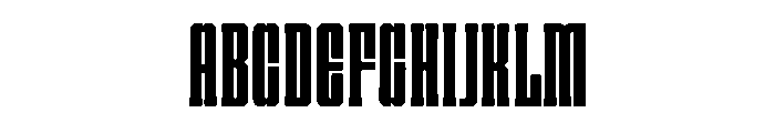 Bravolt Font UPPERCASE