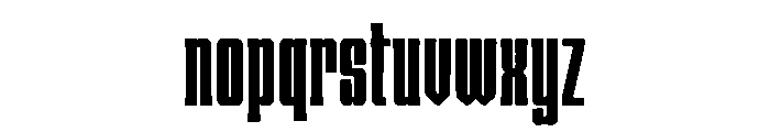 Bravolt Font LOWERCASE