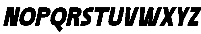 Bravoon Italic Font UPPERCASE