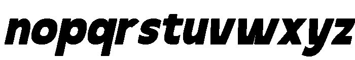 Bravoon Italic Font LOWERCASE