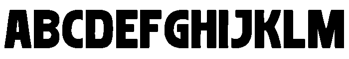 Bravoon Regular Font UPPERCASE