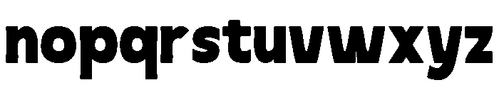 Bravoon Regular Font LOWERCASE