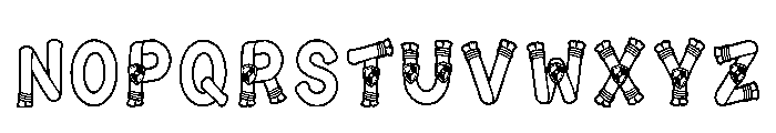 Bravor Regular Font UPPERCASE