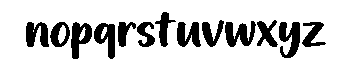 Bravyka Regular Font LOWERCASE