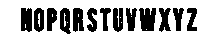 Brawn Dots Font UPPERCASE