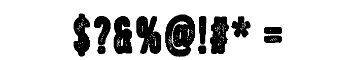 Brawn Lines Font OTHER CHARS