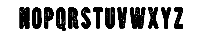 Brawn Lines Font LOWERCASE