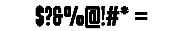 Brawnex Regular Font OTHER CHARS
