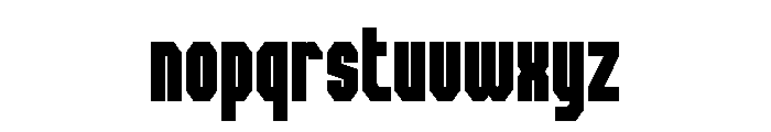 Brawnex Regular Font LOWERCASE