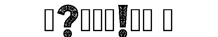 Brawr Regular Font OTHER CHARS