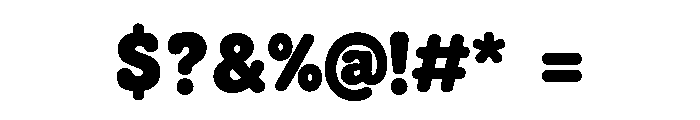 Braxello Font OTHER CHARS