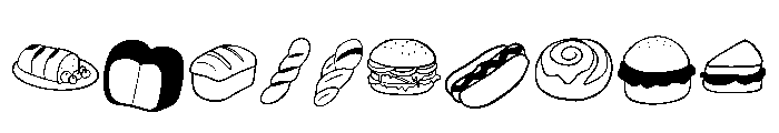 Bread Doodle Font OTHER CHARS