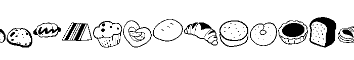 Bread Doodle Font LOWERCASE