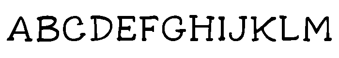 Bread and Circus Line Regular Font UPPERCASE