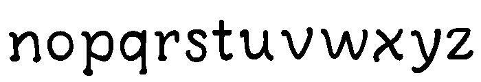 Bread and Circus Line Regular Font LOWERCASE