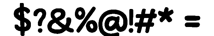 Bread and Circus Regular Reg Font OTHER CHARS