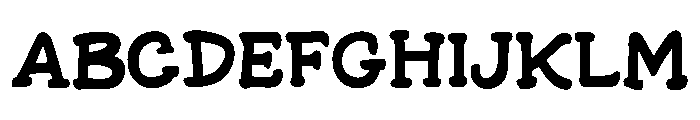 Bread and Circus Regular Reg Font UPPERCASE