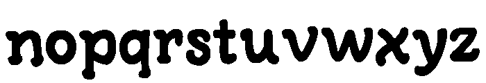 Bread and Circus Regular Reg Font LOWERCASE