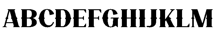 Break Action Font UPPERCASE
