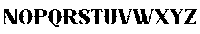 Break Action Font LOWERCASE