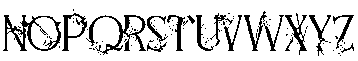 Break Apart Font LOWERCASE