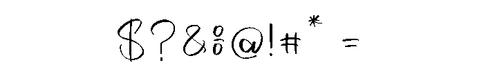 Break Flavor Font OTHER CHARS