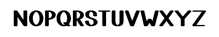 Break Game Font UPPERCASE