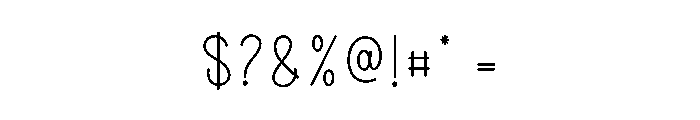 Breakfast Christmas Font OTHER CHARS