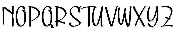 Breakfast Glory Font UPPERCASE
