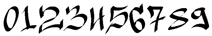 Breaking Noise Font OTHER CHARS