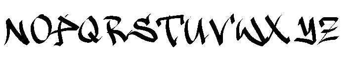 Breaking Noise Font UPPERCASE