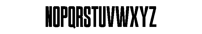 Breaking Regular Font UPPERCASE