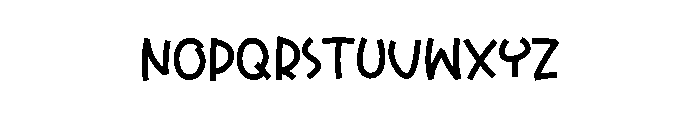 Breakly Designer Font LOWERCASE