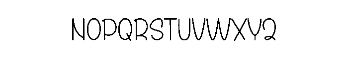 Breaks Advanture Font LOWERCASE