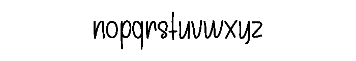 Breaks Heartly Font LOWERCASE