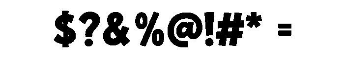 Breakster Font OTHER CHARS