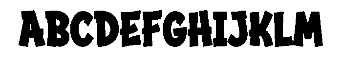 Breakster Font UPPERCASE
