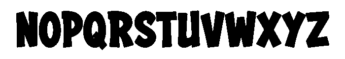 Breakster Font UPPERCASE