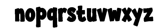Breakster Font LOWERCASE