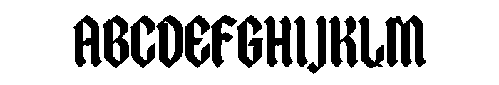 Breakstone Font UPPERCASE