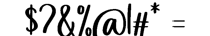 Breakthru Font OTHER CHARS