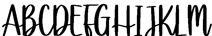 Breakthru Font UPPERCASE