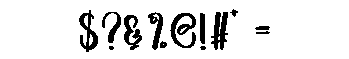Breaky Display Font OTHER CHARS